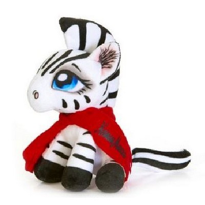 6" Fuzzy Friends Zebra Stuffed Animal