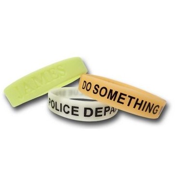 Glow In The Dark Silicone Bracelet