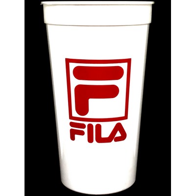 32 Oz. White Souvenir Stadium Cup