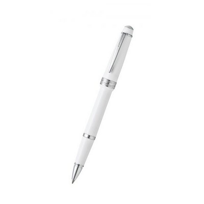 Bailey Light™ Light White Resin Selectip® Rollerball Pen