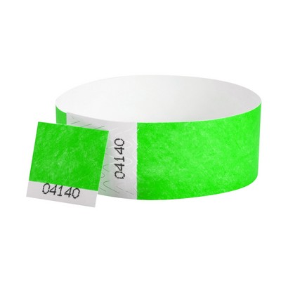 Voucher Tyvek Printed Wristband (1"x10" with 1" stub)