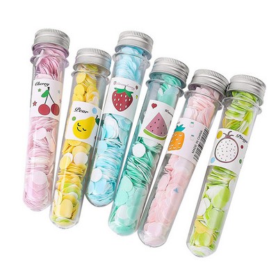 Tubular Disposable Paper Soap Confetti