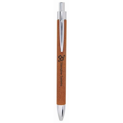 Rawhide Laser Engraved Leatherette Pen