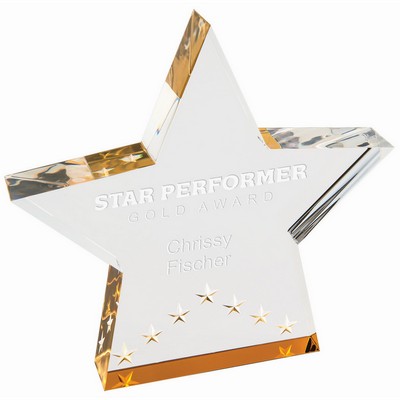 6" Gold Star Performer Acrylic