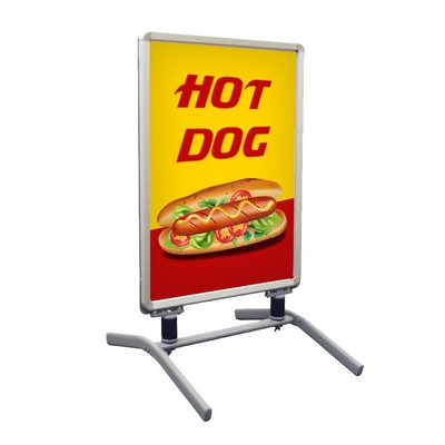 Hot Dog Pre Printed Springster™ L Snap Frame Yellow