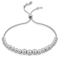 Jilco Inc. Sterling Silver Bolo Bead Bracelet