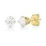 Jilco Inc. 0.40 TWT Yellow Gold Diamond Earrings