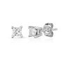 Jilco Inc. 0.25 TWT White Gold Princess Cut Diamond Stud Earrings