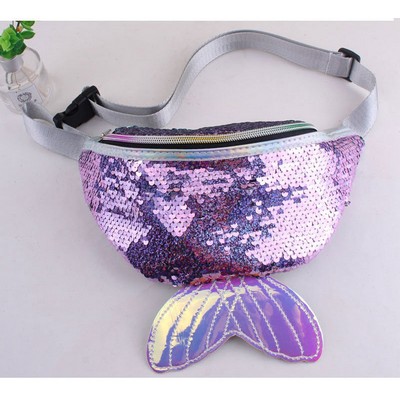 Glitter Sea-Maid Carrying Bag Fanny Packs