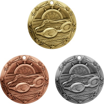 Stock World Class Sports & Academic Medals - Swimming