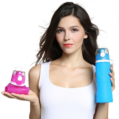 Collapsible Silicone Water Bottle