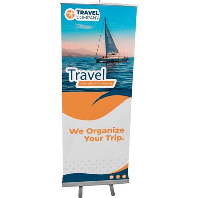 Retractable Banner Stand 33" x 82"