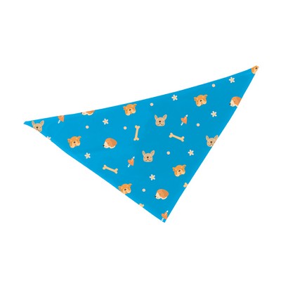 300D Polyester Poplin - Small and Medium Custom Dog and Pet Bandanas