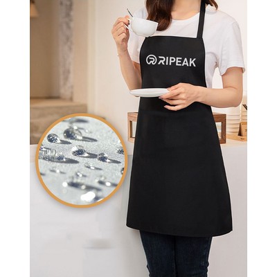 27.5x35 Inch No Pocket Unisex Polyester Apron Professional Bib Aprons For Kitchen Crafting BBQ