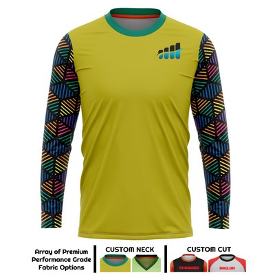 Unisex Sublimation Performance Grade Long Sleeve T-Shirt