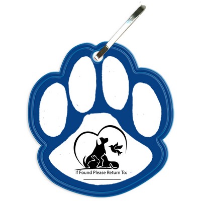 Paw Print Zipper Pull