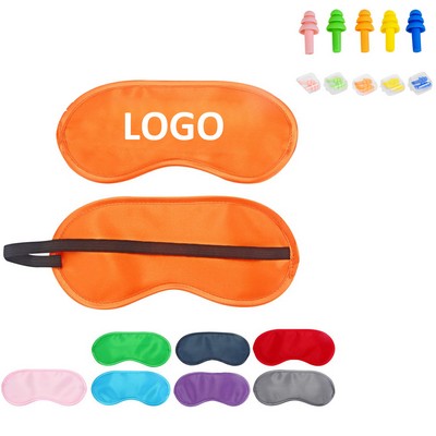 Eye mask and Earplug Travel Set