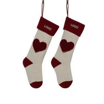 Knitted Christmas stockings Decoration Socks