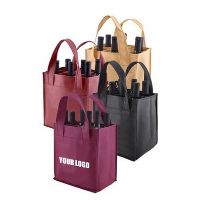 6 Bottle Non-Woven Wine Tote