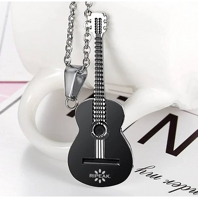 Stainless Steel Guitar Necklace