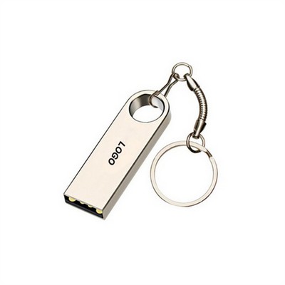 16GB Metal Key Ring USB Drive