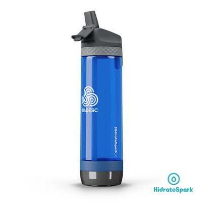 HidrateSpark® Pro Straw Tritan Water Bottle - 24oz Deep Blue