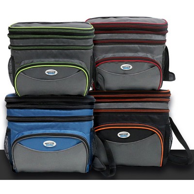 6 Can Cooler Bag w/Hard Plastic Liner