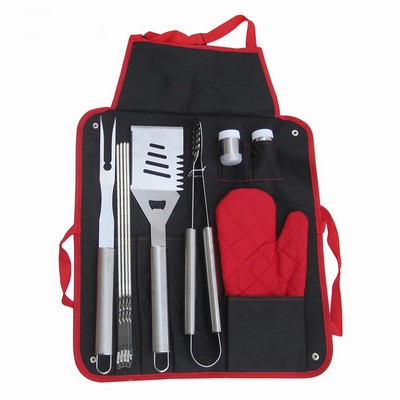 Grill Apron BBQ Set