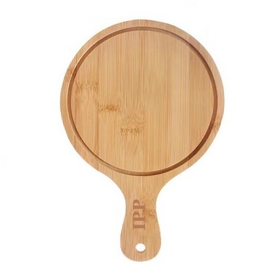 Round Wooden Pizza Paddle