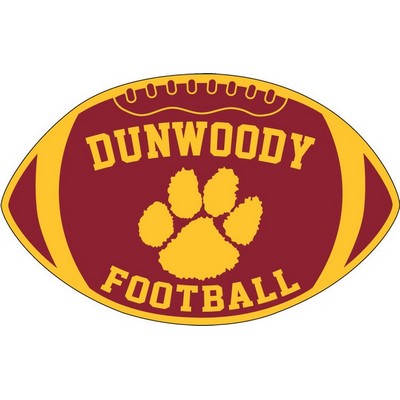 Custom Football Car Magnet (9.10"x5.75")