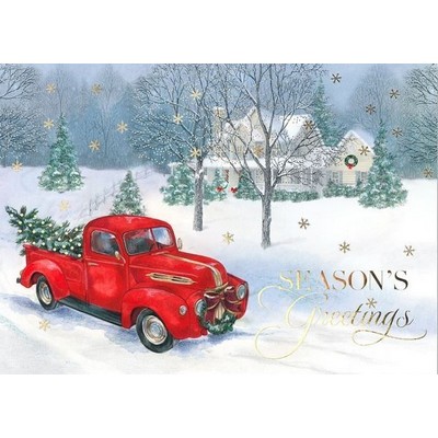 Vintage Truck Holiday Card