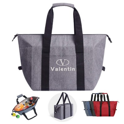 Zipper Cooler Tote