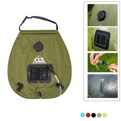 20L Outdoor Portable Solar Camping Shower Bag