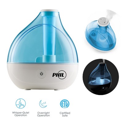 1.5L Ultrasonic Cool Mist Humidifier with Whisper-Quiet Operation