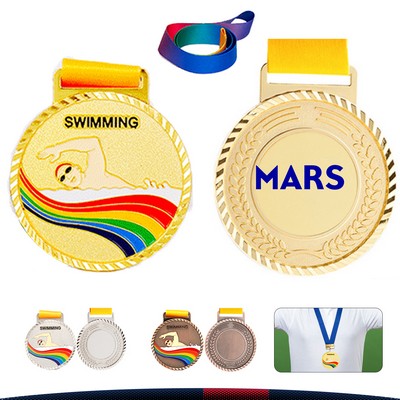 Swimming Award Medals