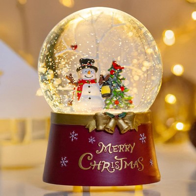 Custom Christmas Snow Globe - Shipped By Sea