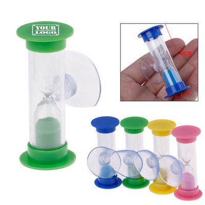 5 Minutes Simple Design Shower Hourglass Shower Timer Sand Timer W/ Sucker