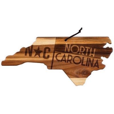 Rock & Branch® Origins Series North Carolina State Shaped Wood Serving & Cutting Board