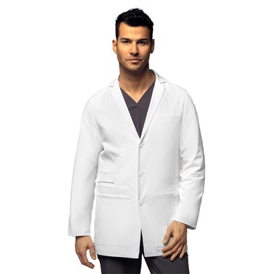 WonderWink® 34'' Slate Men's Lab Jacket