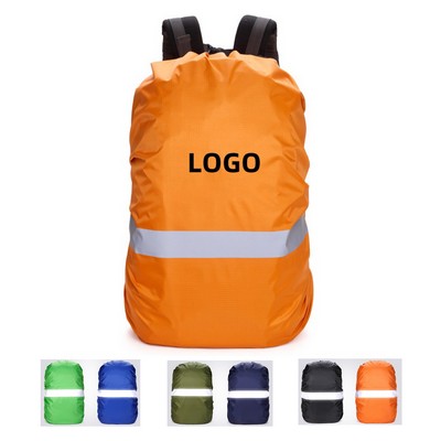 20L-100L Reflective Strap Waterproof Backpack Cover