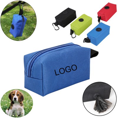 Waste Bag Dispenser Zippered Pouch