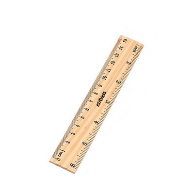 6" Wood Ruler