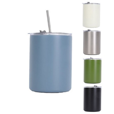 13oz Stainless Steel Tumblers With Straw