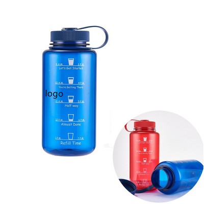 32 Oz. Plastic Water/Sport/Travel Bottle