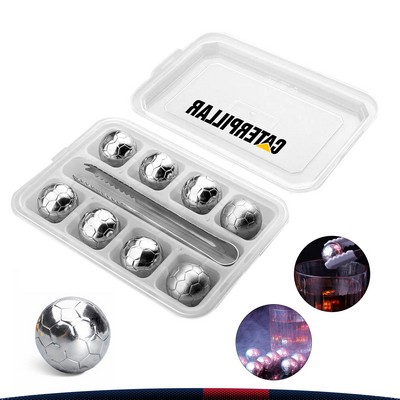 Football Stainless Steel Ice Ball