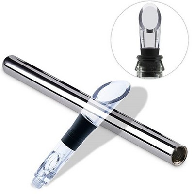 Stainless Steel Wine Chiller Stick with Wine Pourer