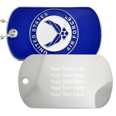 Officially Licensed Engravable U.S. Air Force Dog Tag