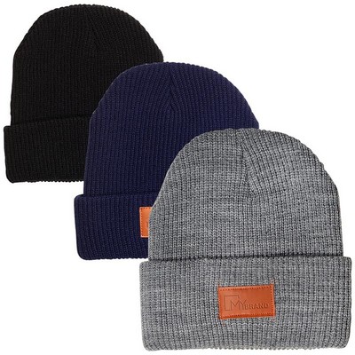 Leeman Cuffed Rib Knit Beanie