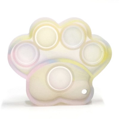 Bear Paw Shape Glowing Push Pop