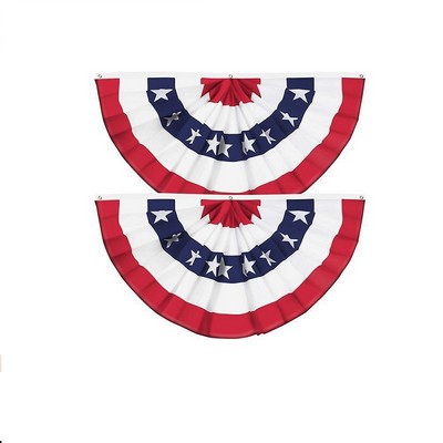 US Fan-Shaped Bunting Flag